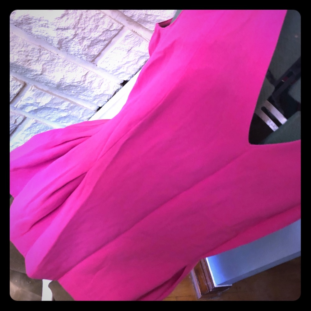 Pink Peplum Top